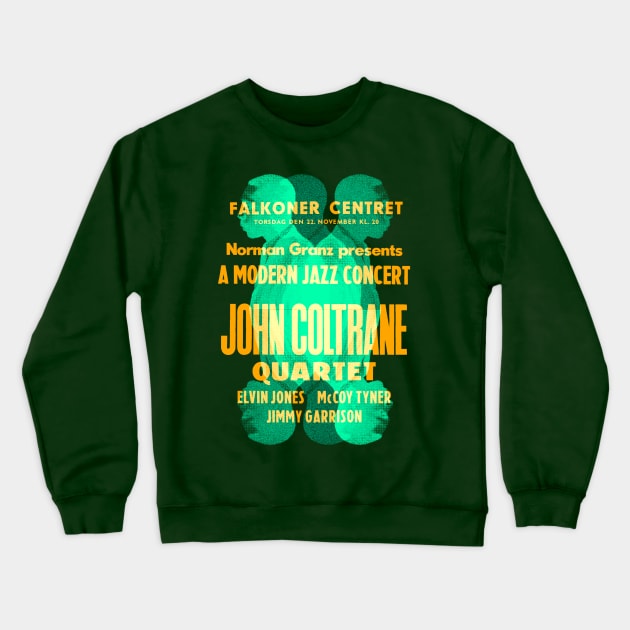 John coltrane concert graphic Crewneck Sweatshirt by HAPPY TRIP PRESS